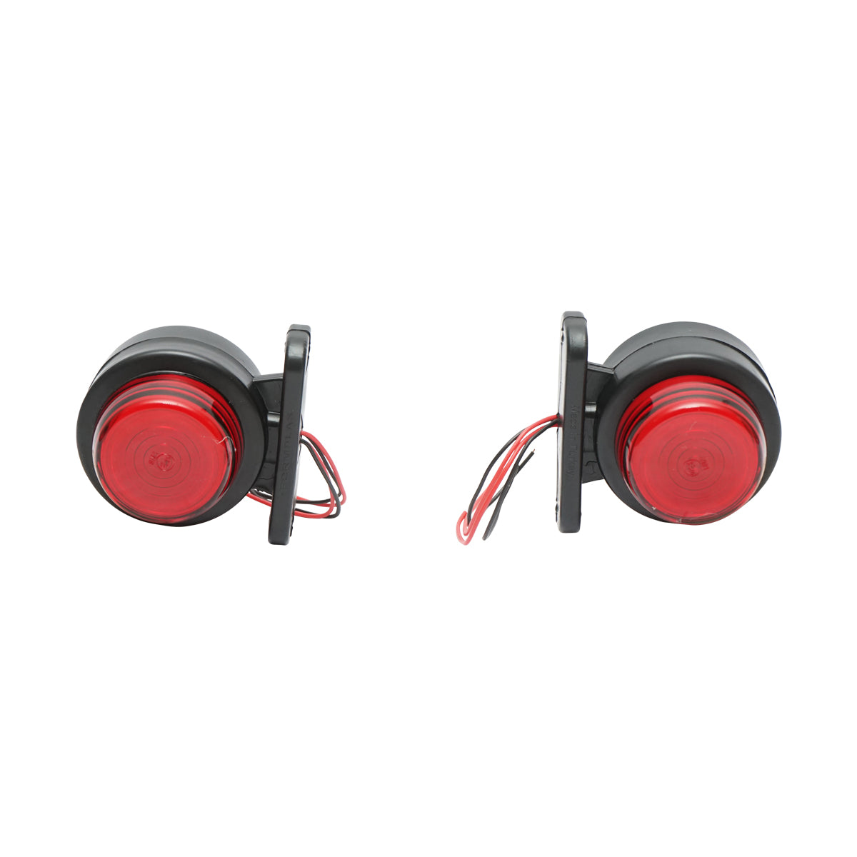 Lampada laterale  con LED, 12-24V, rosso-gialla, Breckner Germany - immagine 2
