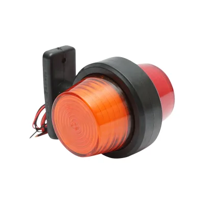 Lampada laterale  con LED, 12-24V, rosso-gialla, Breckner Germany, modello FR0117 - immagine 4