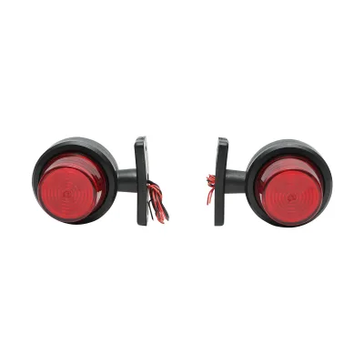 Lampada laterale  con LED, 12-24V, rosso-gialla, Breckner Germany, modello FR0117 - immagine 2