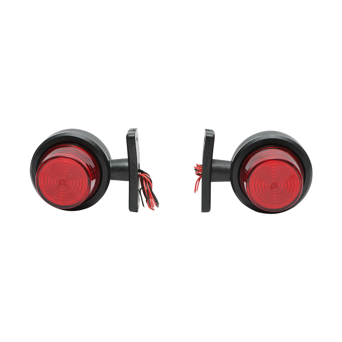 Lampada laterale  con LED, 12-24V, rosso-gialla, Breckner Germany, modello FR0117 - immagine 2