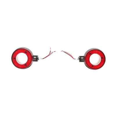Lampada laterale  con LED, 12-24V, rosso-gialla, Breckner Germany, modello FR0330RY