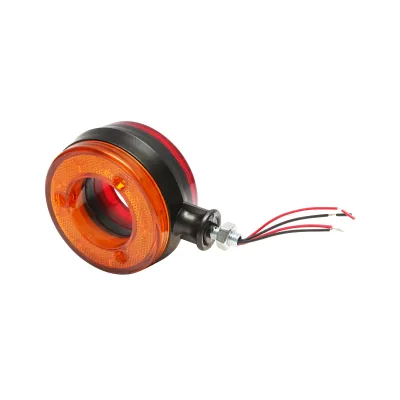 Lampada laterale  con LED, 12-24V, rosso-gialla, Breckner Germany, modello FR0330RY - immagine 4