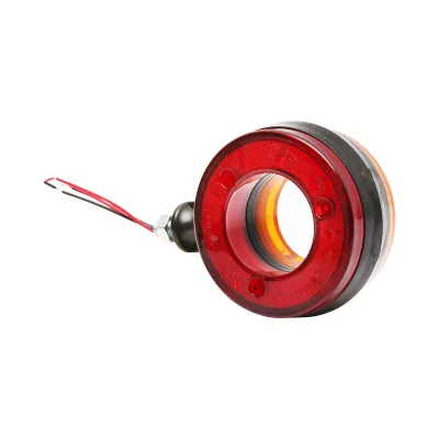 Lampada laterale  con LED, 12-24V, rosso-gialla, Breckner Germany, modello FR0330RY - immagine 3