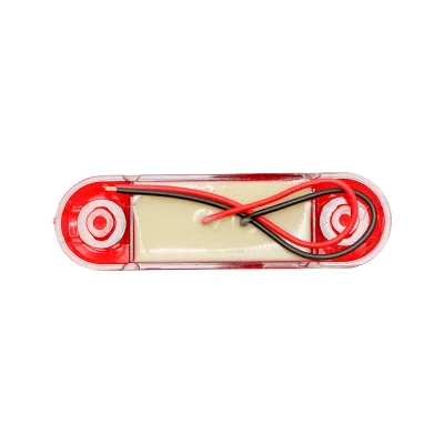 Lampada laterale  LED rossa, 12V-24V, FR0174, Breckner Germany. - immagine 3