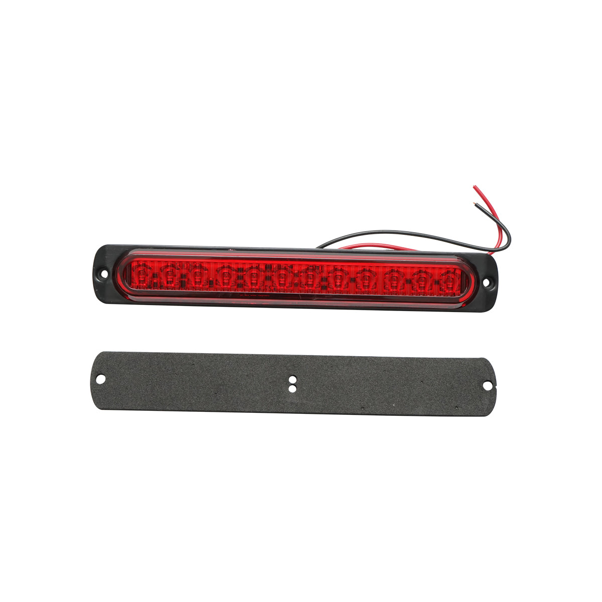 Lampada laterale  LED, 12V-24V, rossa, 116 mm, FR1279, Breckner Germany - immagine 2