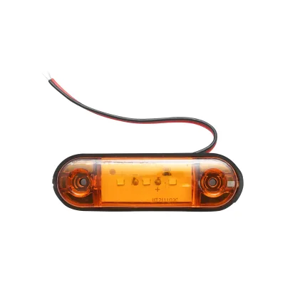 Lampada laterale  LED, 24V, con 3 LED, Breckner Germany