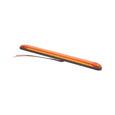 Lampada laterale  LED, gialla, 12V-24V, 240 mm, Breckner Germany. - immagine 3