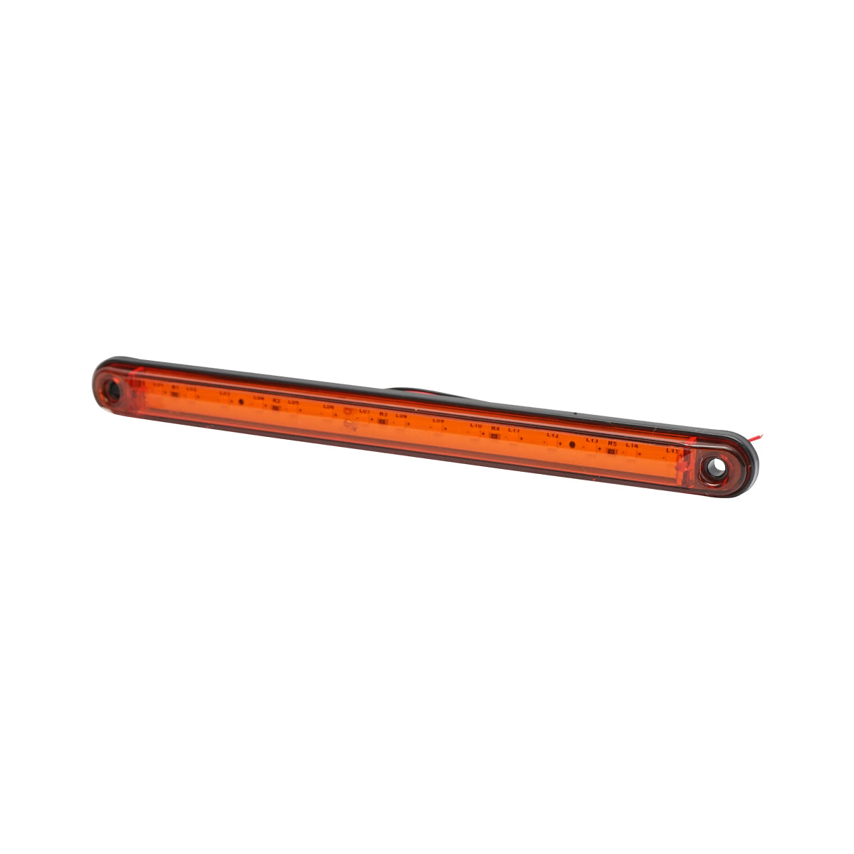 Lampada laterale  LED, gialla, 12V-24V, 240 mm, Breckner Germany.