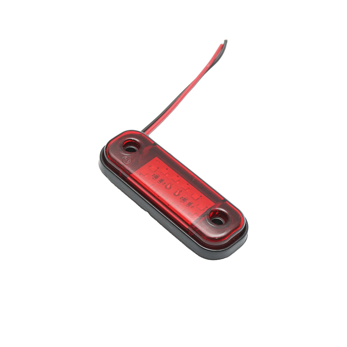 Lampada laterale  slim con LED rossa, 12V-24V, FR0175, Breckner Germany - immagine 3