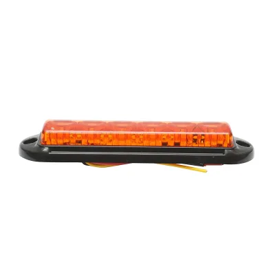 Lampada laterale  slim gialla con LED, 12-24V, gialla, 160x36 mm, Breckner Germany, modello FR1286Y - immagine 2