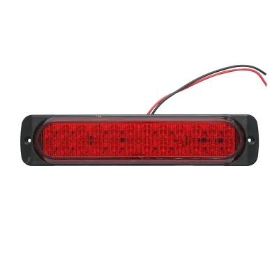 Lampada laterale  slim LED, 12V-24V, rossa, FR1280, Breckner Germany.