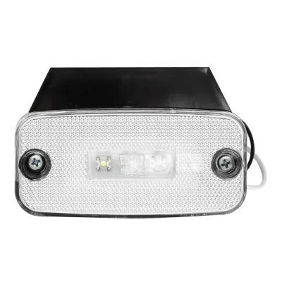 Lampada laterale bianca con 3 LED SMD, 24V