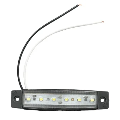 Lampada laterale con LED bianca, 12V/24V, Breckner Germany.