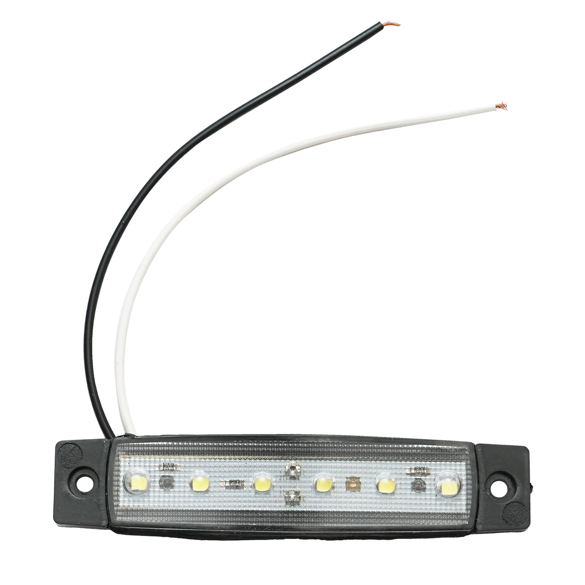Lampada laterale con LED bianca, 12V/24V, Breckner Germany.
