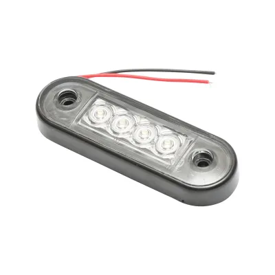Lampada laterale con LED bianca, 12V/24V, FR0170, Breckner Germany. - immagine 4
