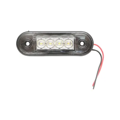 Lampada laterale con LED bianca, 12V/24V, FR0170, Breckner Germany. - immagine 3