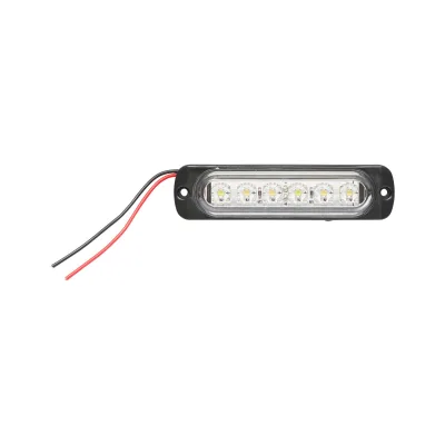 Lampada laterale con LED bianca, 12V/24V, FR0272W, Breckner Germany