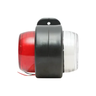 Lampada laterale con LED NEON, 12-24V, rosso-bianco, Breckner Germany - immagine 5
