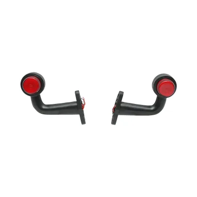 Lampada laterale con LED NEON, 12-24V, rosso-bianco, Breckner Germany - immagine 2