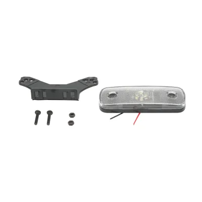 Lampada laterale con LED, 12-24V, bianca, Breckner Germany, modello FR0189W - immagine 5
