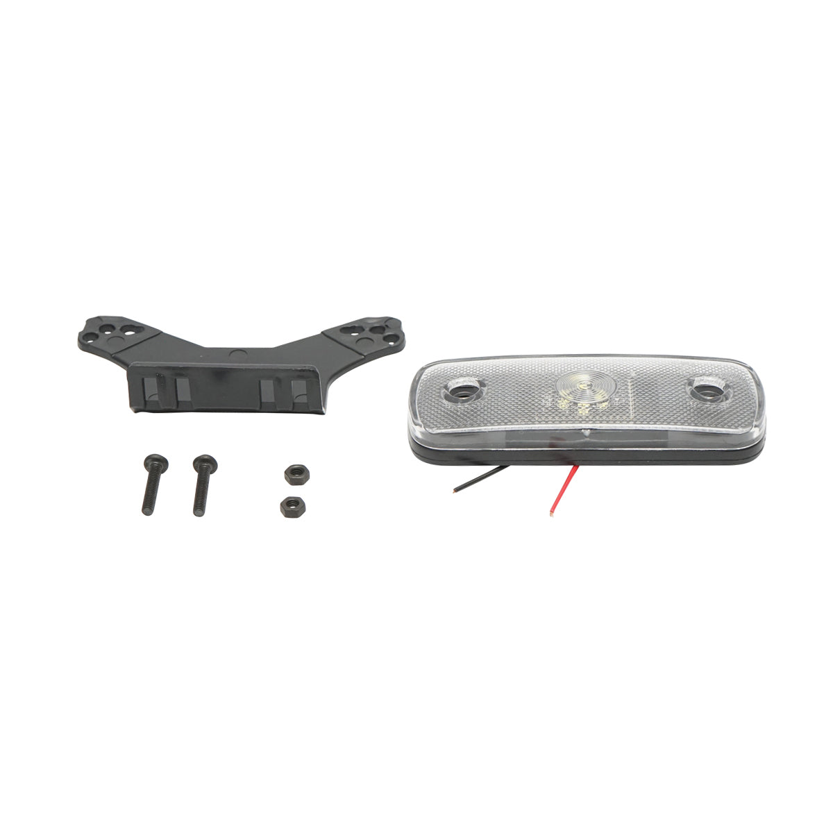 Lampada laterale con LED, 12-24V, bianca, Breckner Germany, modello FR0189W - immagine 5