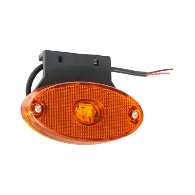 Lampada laterale con LED, 12-24V, gialla, Breckner Germany - immagine 2