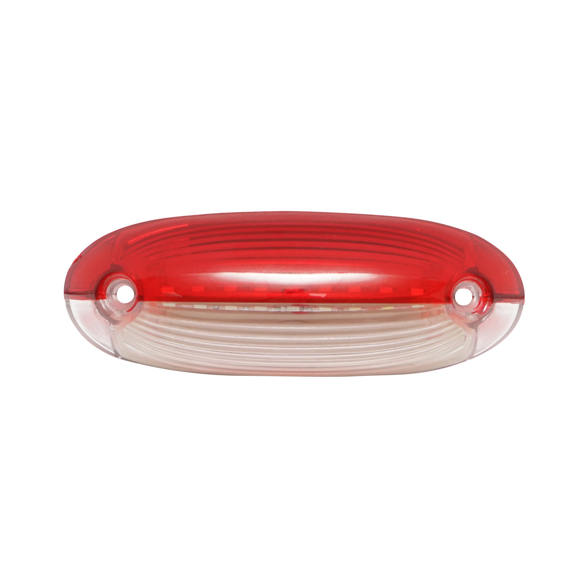 Lampada laterale con LED, 12-24V, rosso-bianca, Breckner Germany - immagine 2