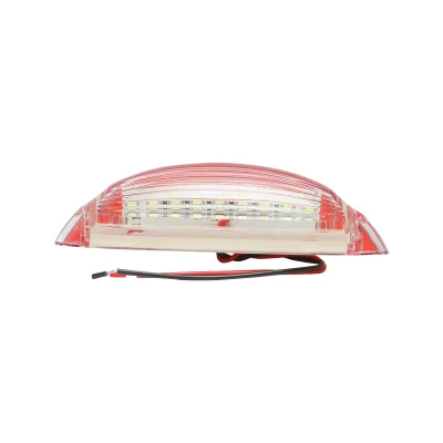 Lampada laterale con LED, 12-24V, rosso-bianca, Breckner Germany - immagine 5