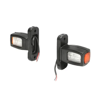 Lampada laterale con LED, 12-24V, rosso-bianco-gialla - immagine 4