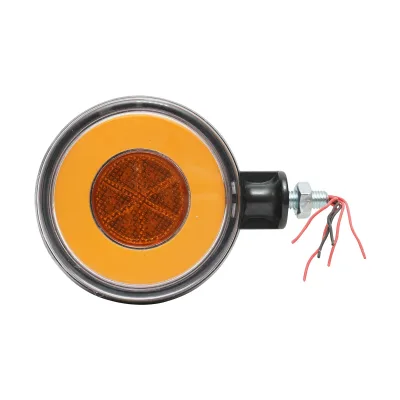 Lampada laterale con LED, 12-24V, rosso-gialla, Breckner Germany, modello FR0332RY.