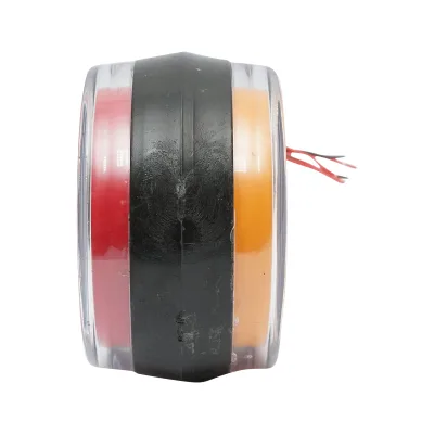 Lampada laterale con LED, 12-24V, rosso-gialla, Breckner Germany, modello FR0332RY. - immagine 3
