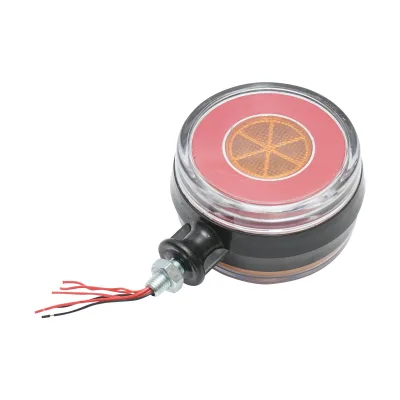 Lampada laterale con LED, 12-24V, rosso-gialla, Breckner Germany, modello FR0332RY. - immagine 5