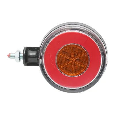 Lampada laterale con LED, 12-24V, rosso-gialla, Breckner Germany, modello FR0332RY. - immagine 2