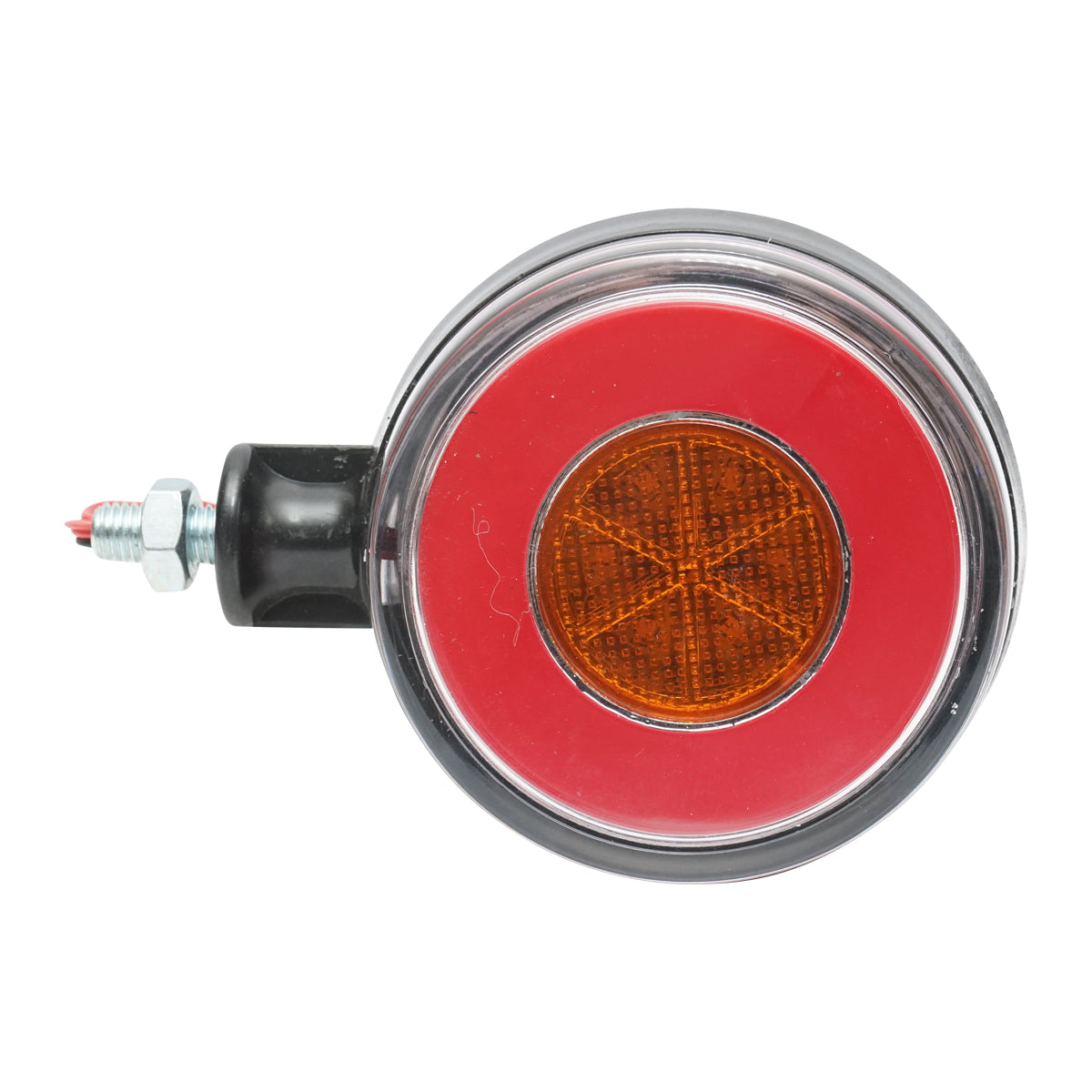 Lampada laterale con LED, 12-24V, rosso-gialla, Breckner Germany, modello FR0332RY. - immagine 2