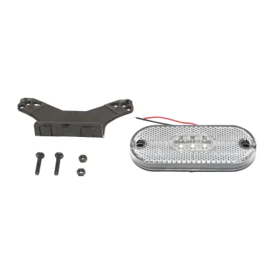 Lampada laterale con LED, 12V-24V, bianca, Breckner Germany - immagine 5