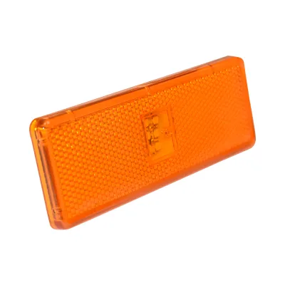 Lampada laterale LED gialla , 118x45 mm, 12V-24V, Breckner Germany. - immagine 3
