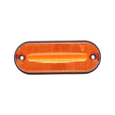 Lampada laterale LED gialla, 120 mm, 12V-24V, Breckner Germany.