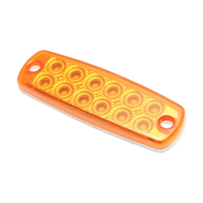 Lampada laterale LED gialla, 12V-24V, Breckner Germany. - immagine 3