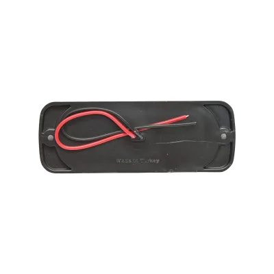 Lampada laterale LED rossa, 115 mm, 12V-24V, Breckner Germany. - immagine 2