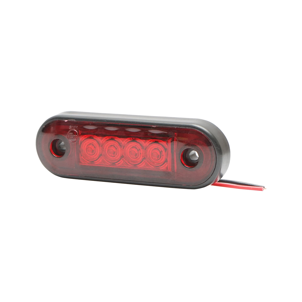 Lampada laterale LED rossa, 12-24V, FR0170, Breckner Germany - immagine 2