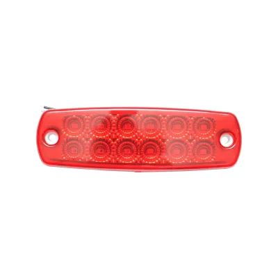 Lampada laterale LED rossa, 12V-24V, Breckner Germany. - immagine 2