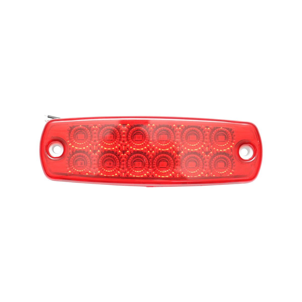 Lampada laterale LED rossa, 12V-24V, Breckner Germany. - immagine 2