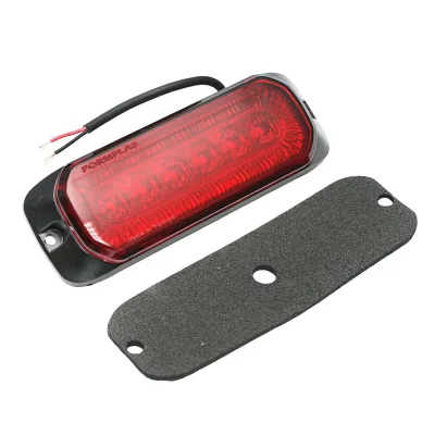 Lampada laterale LED, 12V-24V, rossa intermittente, 132x46 mm, Breckner Germany - immagine 2