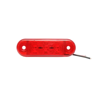 Lampada laterale LED, rossa, 12V-24V, Breckner Germany