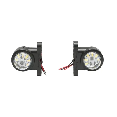 Lampada laterale rotativo con LED, alba-rosa, 12-24V, Breckner Germany, modello FR1102 - immagine 2