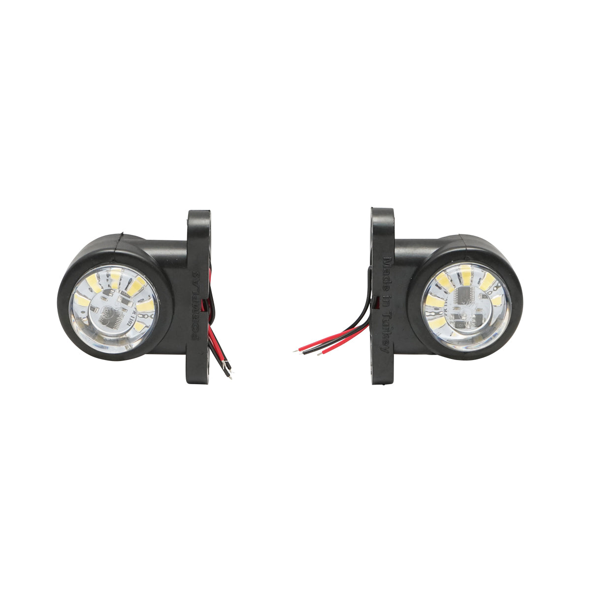 Lampada laterale rotativo con LED, alba-rosa, 12-24V, Breckner Germany, modello FR1102 - immagine 2