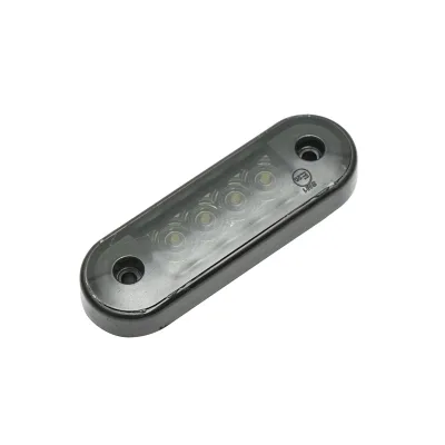 Lampada laterale slim LED, 12V-24V, bianca fumé, 83x27 mm, Breckner Germany - immagine 3