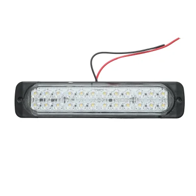 Lampada laterale slim LED, 12V-24V, bianca, FR1280, Breckner Germany