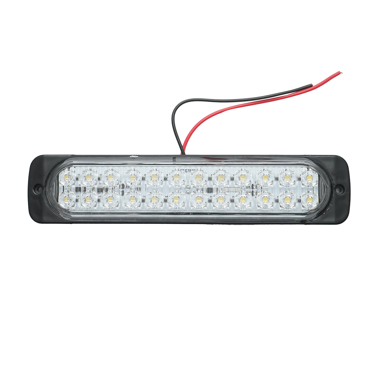 Lampada laterale slim LED, 12V-24V, bianca, FR1280, Breckner Germany