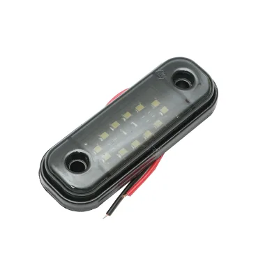 Lampada laterale slim LED, 12V-24V, bianca-fume, 89x32 mm, Breckner Germany - immagine 3